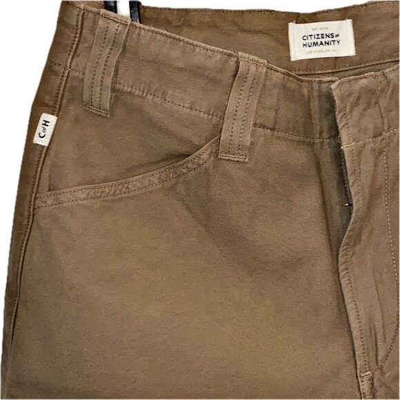 Citizens of Humanity Womens Paloma Utility Trouser Pants Khaki Classic Sz 26 NWT - Picture 8 of 11